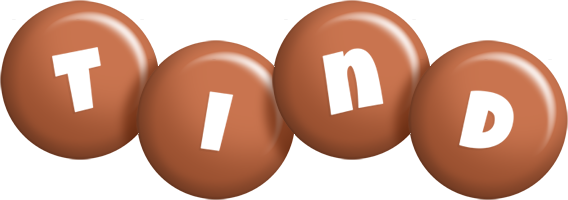 Tind candy-brown logo