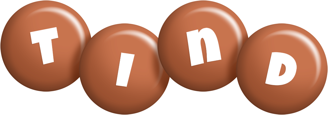 Tind candy-brown logo