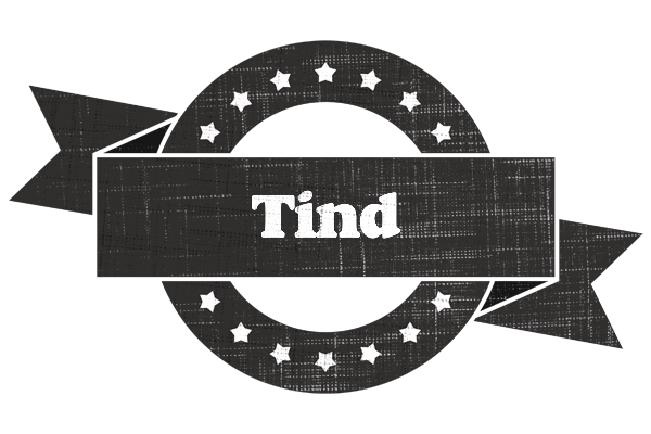 Tind grunge logo