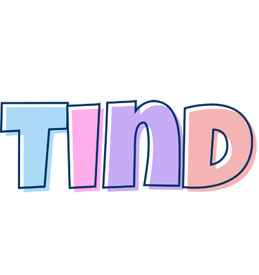 Tind pastel logo
