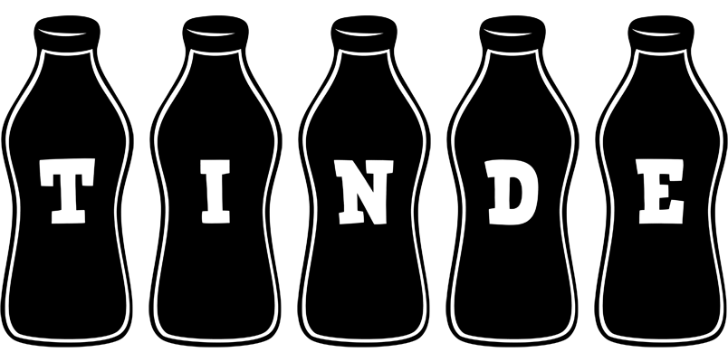 Tinde bottle logo