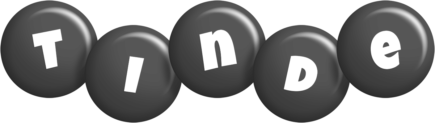 Tinde candy-black logo