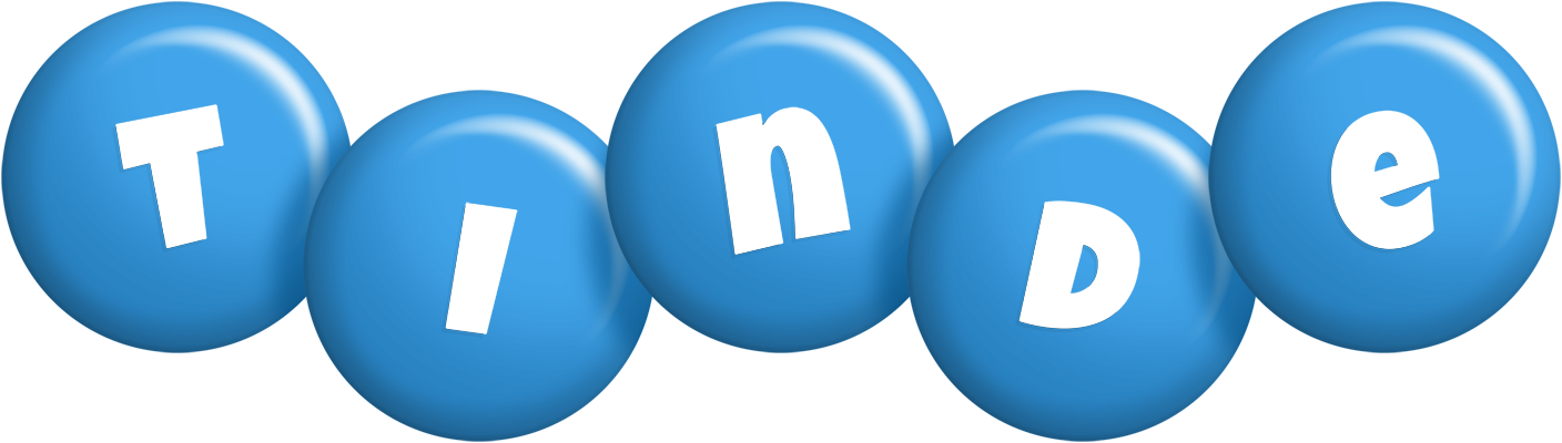 Tinde candy-blue logo