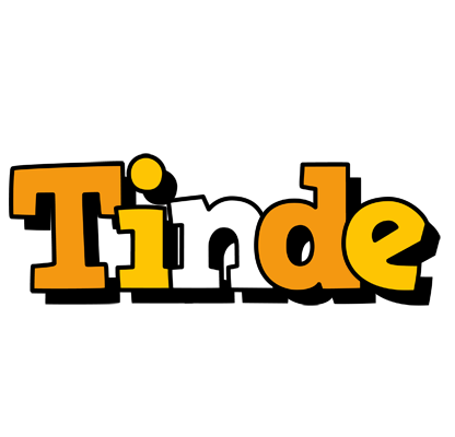 Tinde cartoon logo