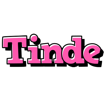 Tinde girlish logo