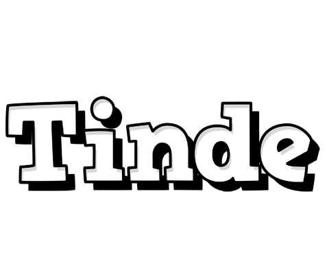 Tinde snowing logo