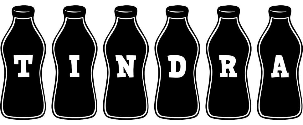 Tindra bottle logo