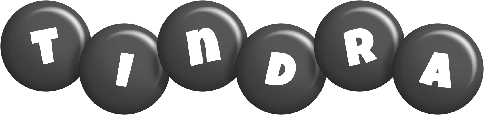 Tindra candy-black logo
