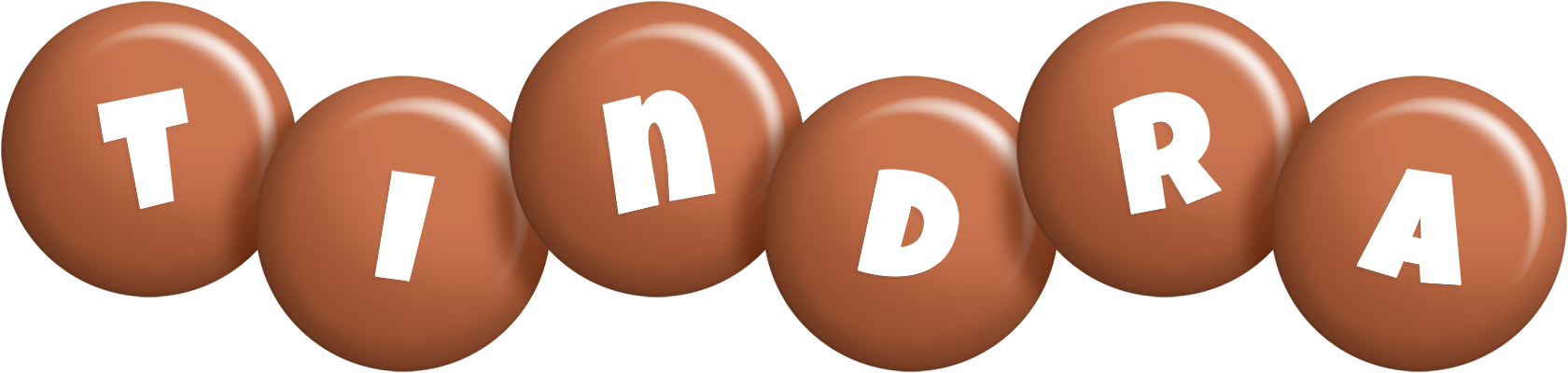Tindra candy-brown logo