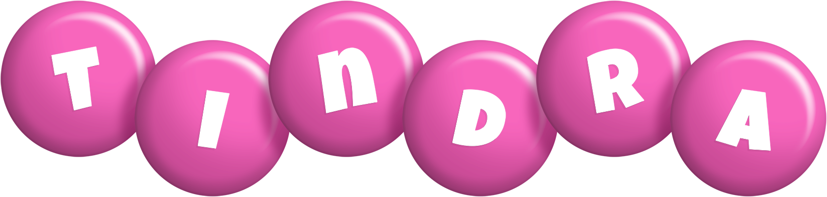 Tindra candy-pink logo