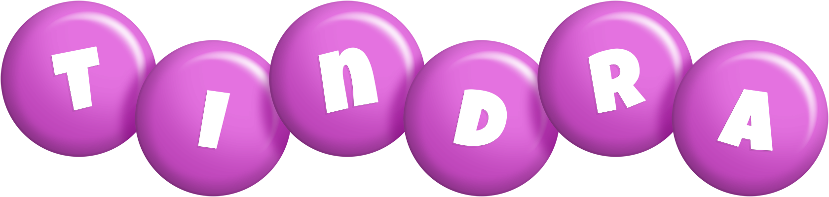 Tindra candy-purple logo