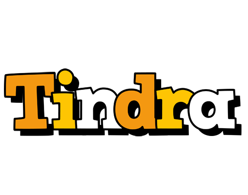 Tindra cartoon logo