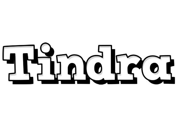 Tindra snowing logo