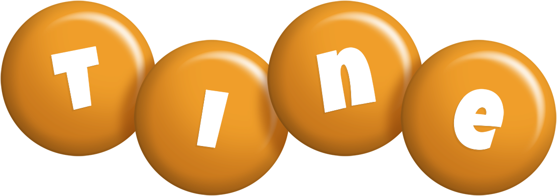 Tine candy-orange logo