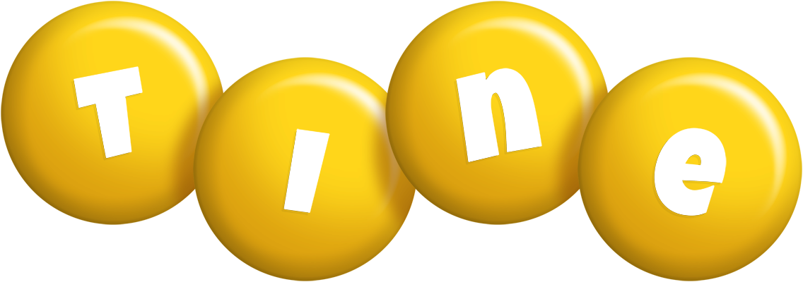 Tine candy-yellow logo