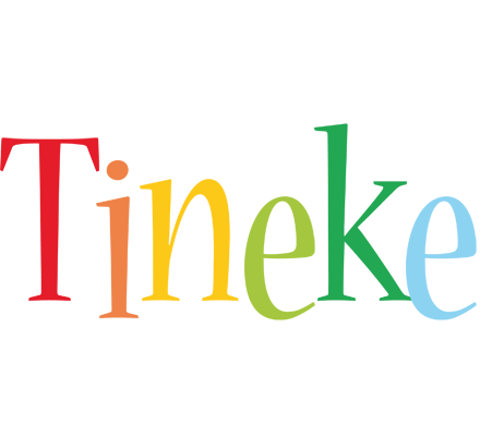 Tineke birthday logo