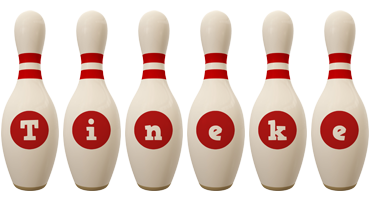 Tineke bowling-pin logo