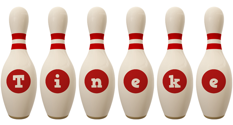 Tineke bowling-pin logo
