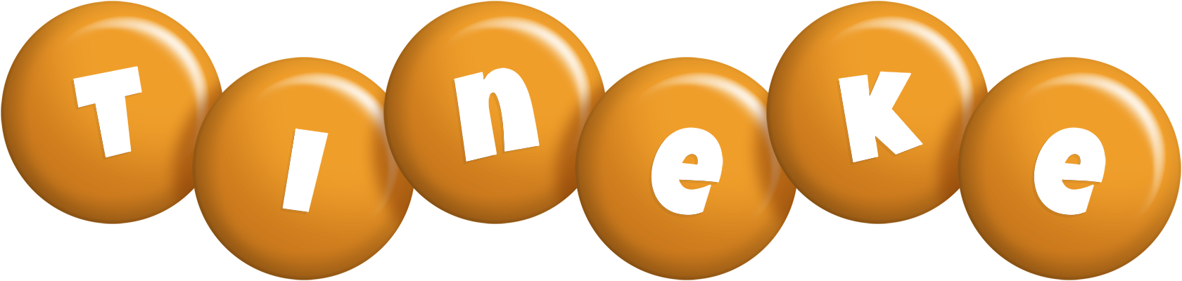 Tineke candy-orange logo