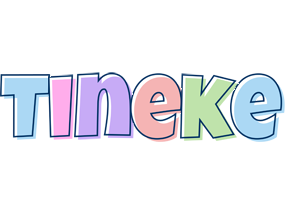 Tineke pastel logo