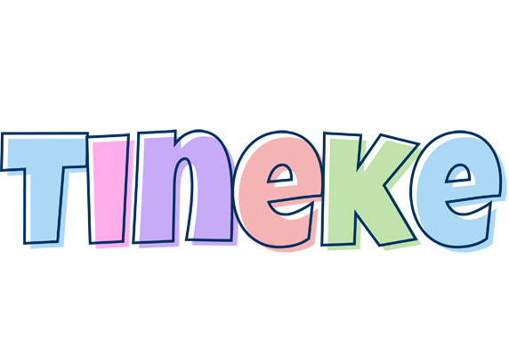 Tineke pastel logo
