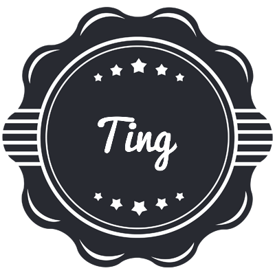 Ting badge logo
