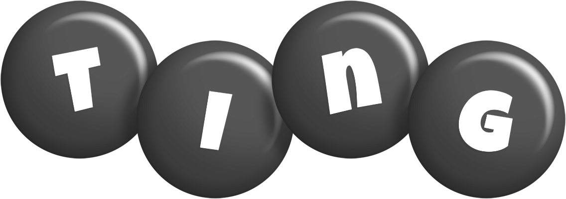 Ting candy-black logo