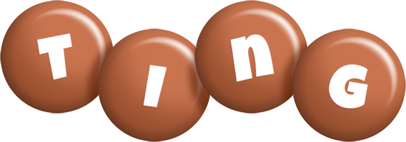 Ting candy-brown logo