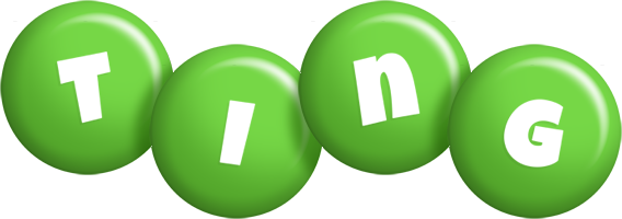 Ting candy-green logo