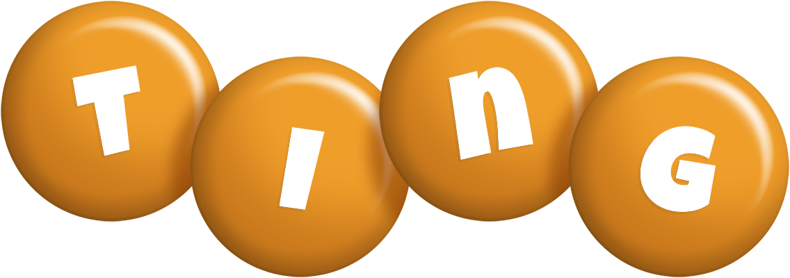 Ting candy-orange logo