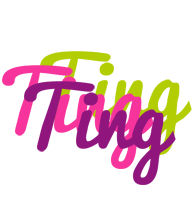 Ting flowers logo