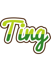 Ting golfing logo