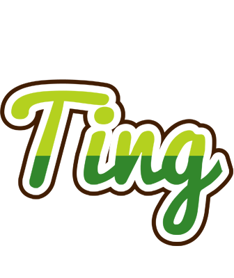 Ting golfing logo