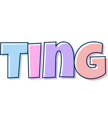 Ting pastel logo