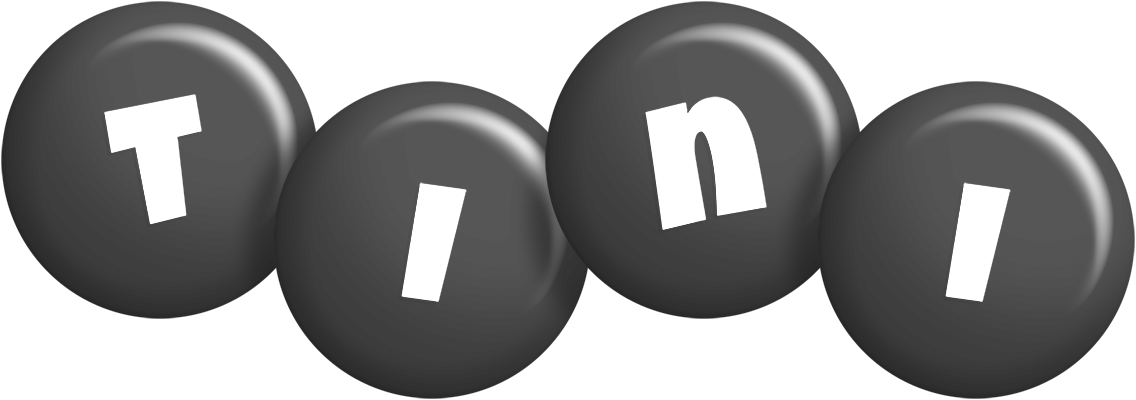 Tini candy-black logo