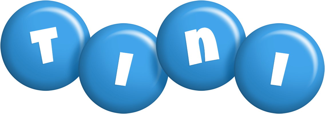 Tini candy-blue logo