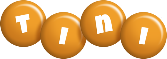 Tini candy-orange logo