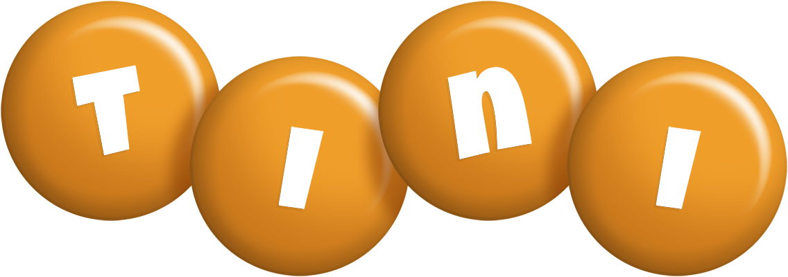 Tini candy-orange logo