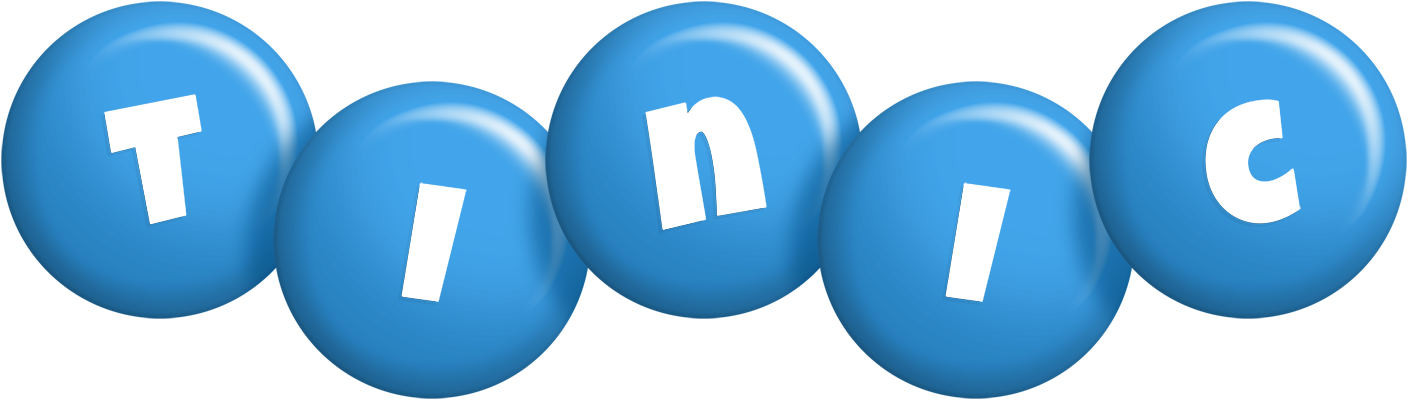 Tinic candy-blue logo