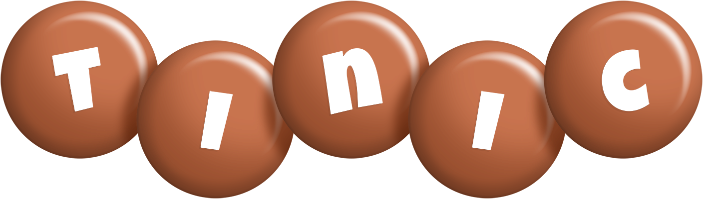 Tinic candy-brown logo