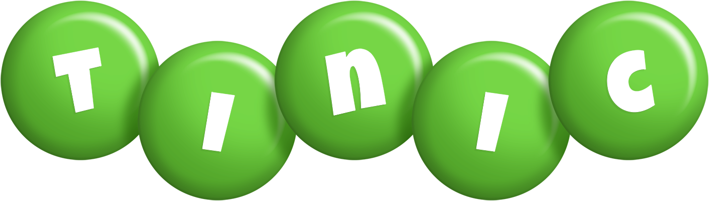 Tinic candy-green logo