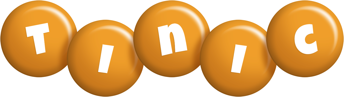 Tinic candy-orange logo