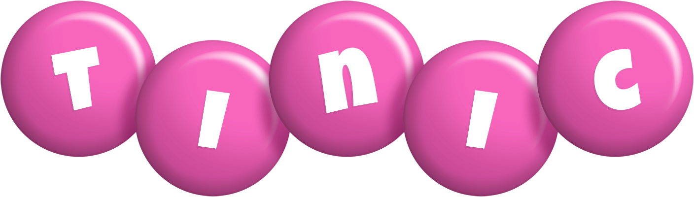 Tinic candy-pink logo