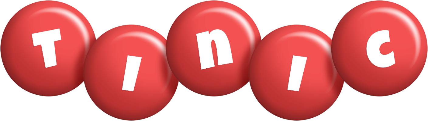 Tinic candy-red logo