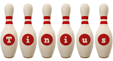 Tinius bowling-pin logo