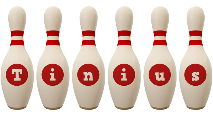 Tinius bowling-pin logo