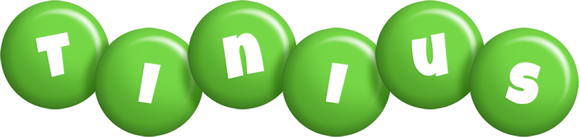 Tinius candy-green logo