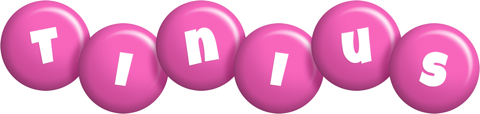 Tinius candy-pink logo