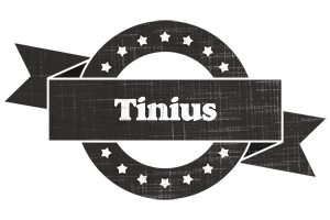 Tinius grunge logo