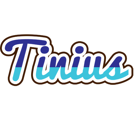 Tinius raining logo